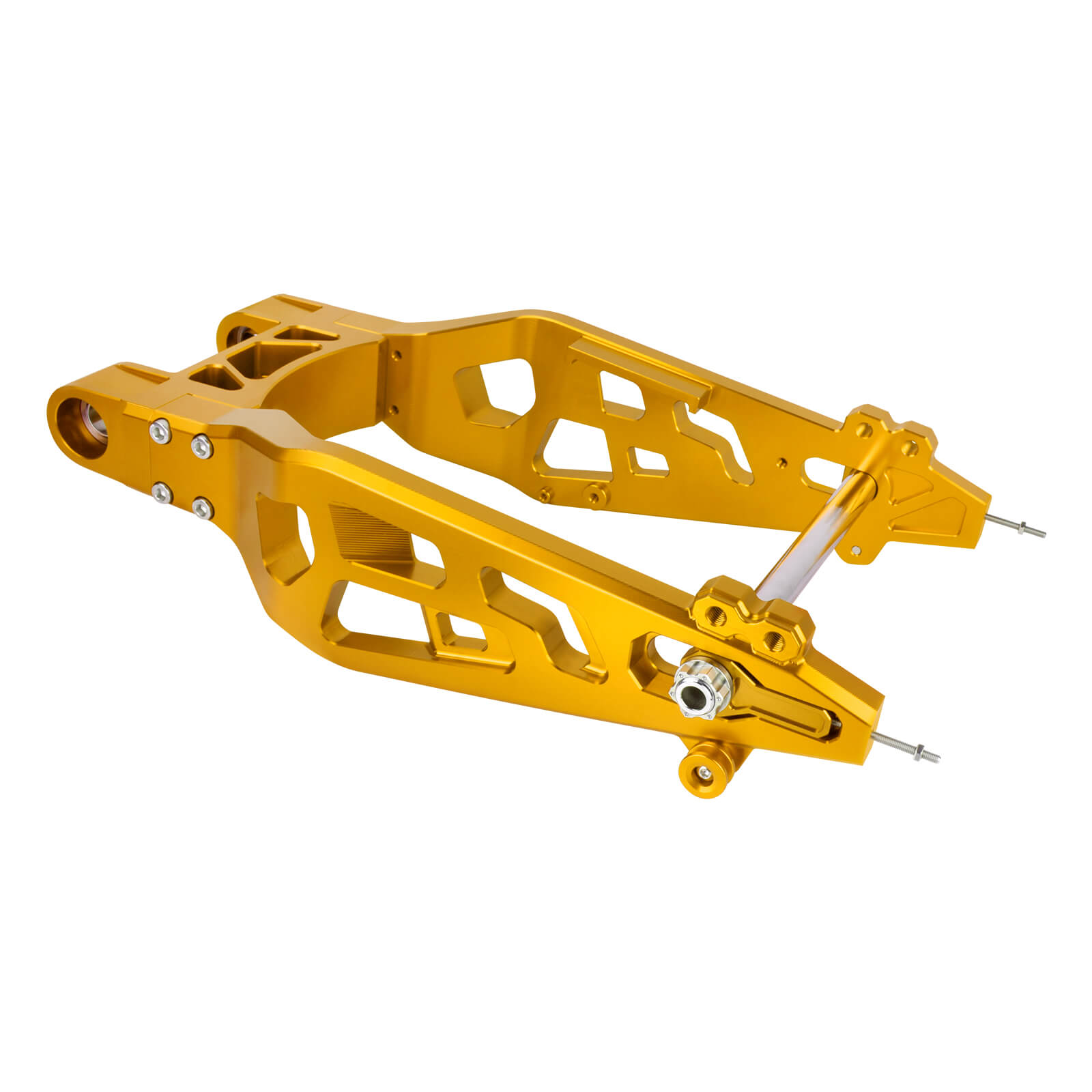 SU000402 mactions Performance CNC Aluminum Rear Swingarm For Harley road glide 2024 - gold