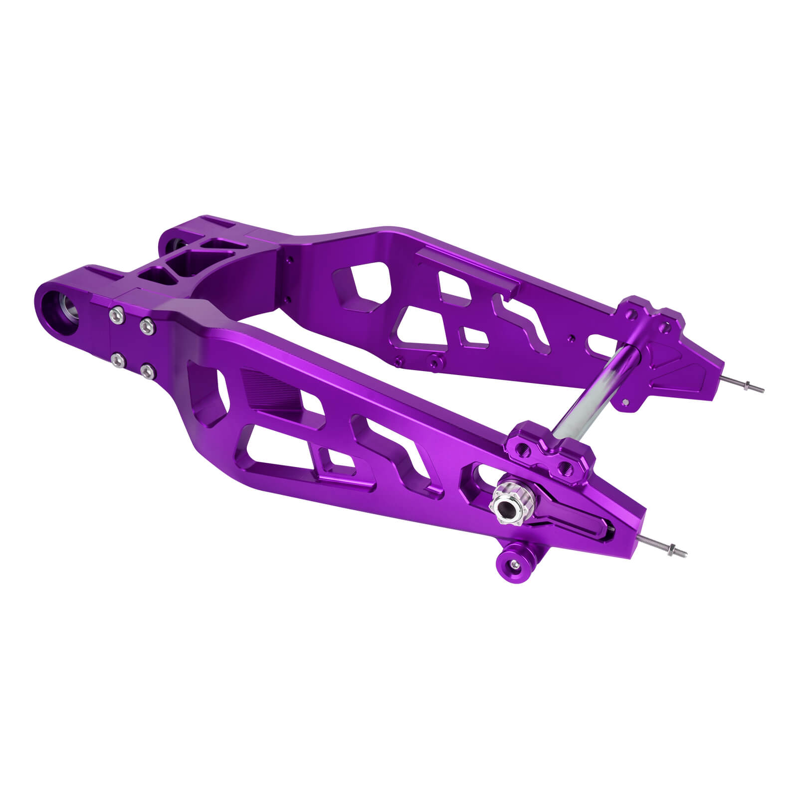 SU000404 mactions Performance CNC Aluminum Rear Swingarm For Harley road glide 2025 - purple