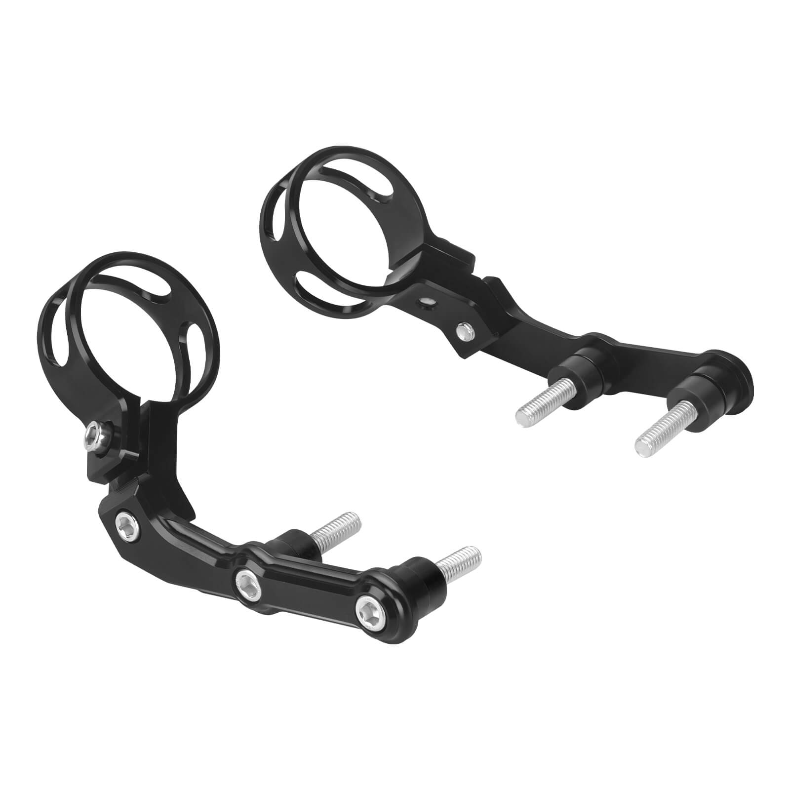 SU000601 mactions CNC Billet Aluminum Remote Reservoir Mounting Bracket Kit for Harley