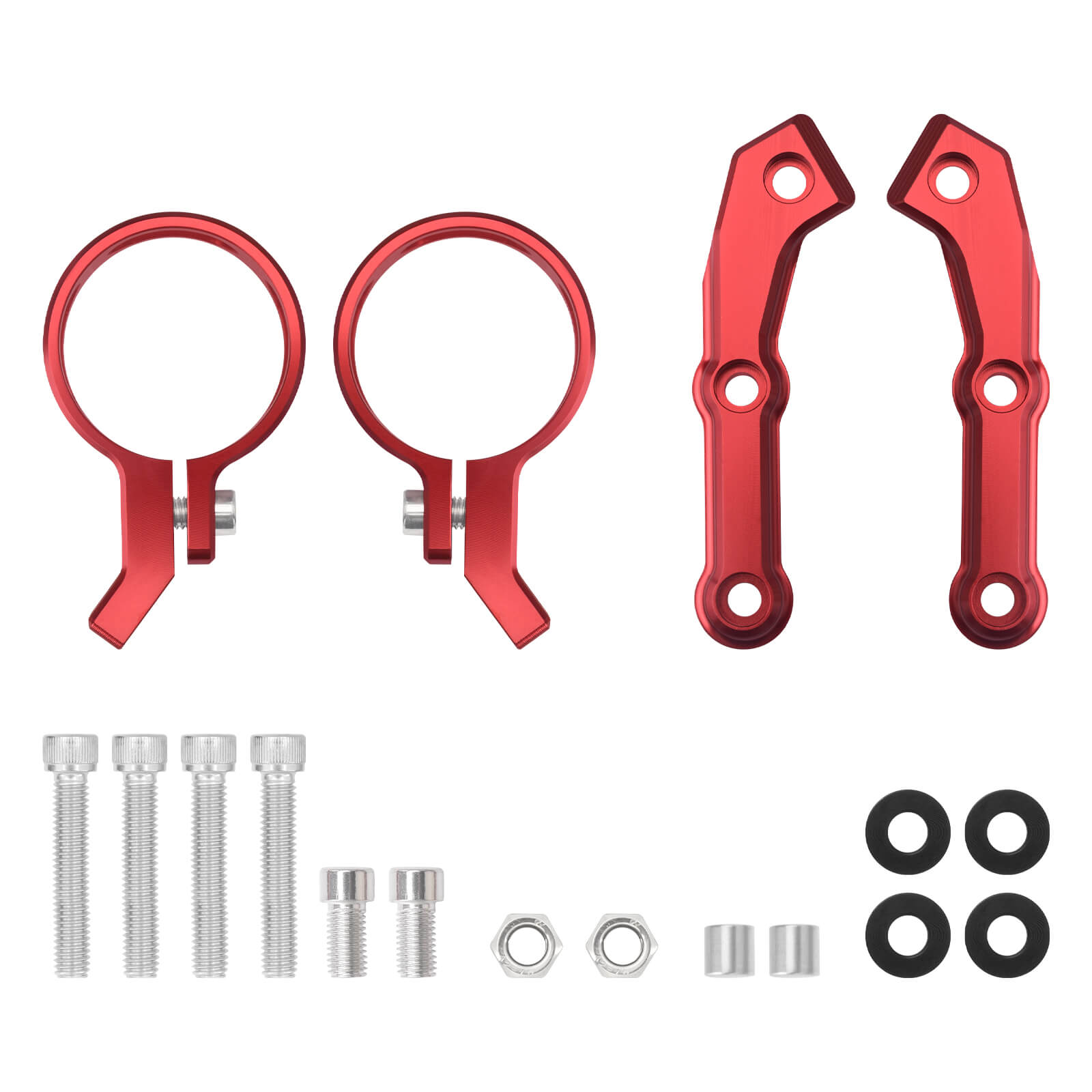 SU000603 mactions CNC Billet Aluminum Remote Reservoir Mounting Bracket Kit for Harley - product list