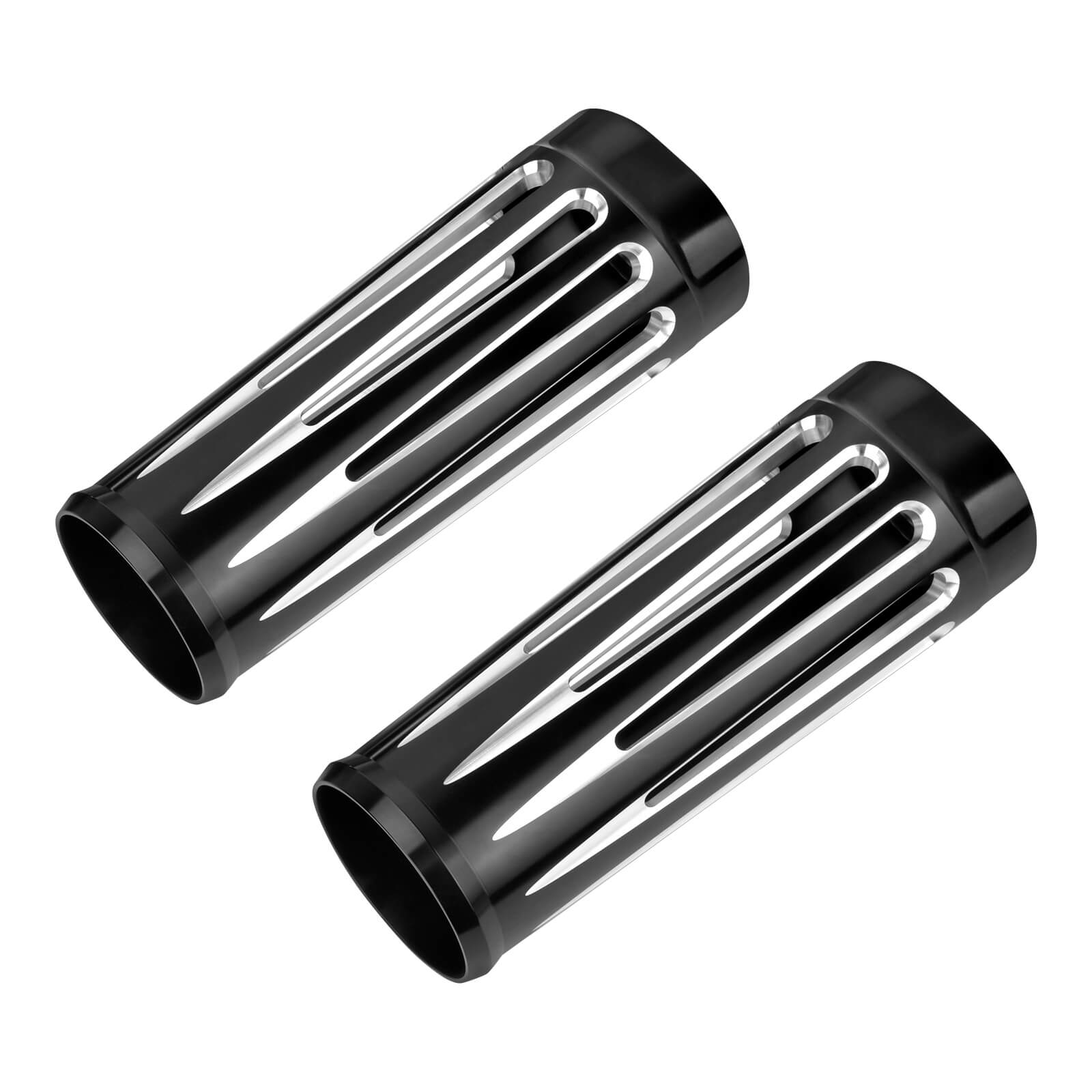 SU001001 Mactions Front Fork Slider Covers For Harley Touring Trike '80-'23