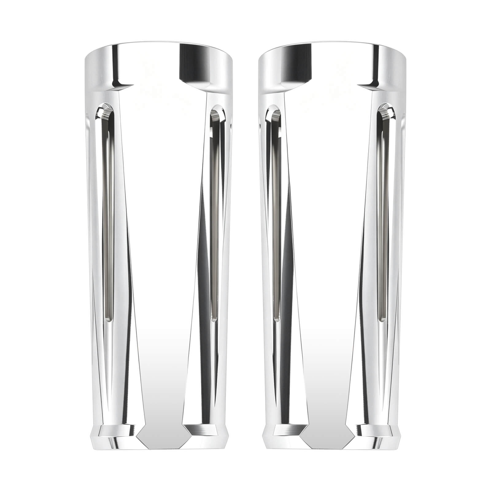 SU001002 Mactions Front Fork Slider Covers For Harley Touring Trike '80-'23 Back