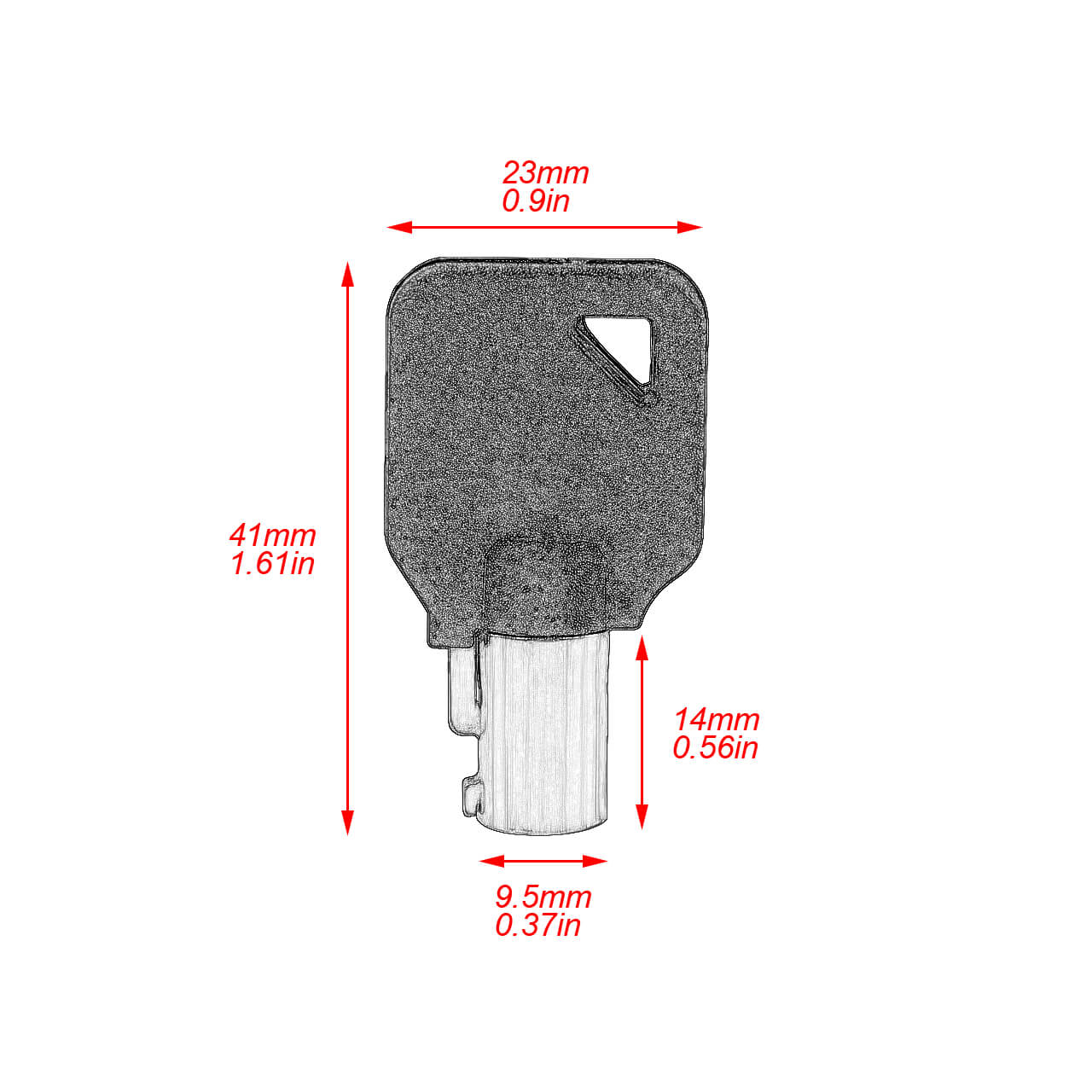 Blade Blank Key For Harley Touring Sportster Softail | Mactions