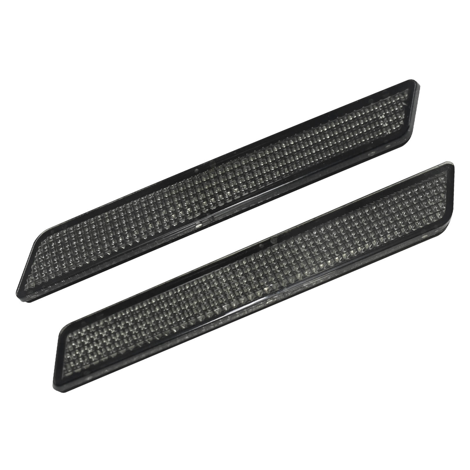 TH015802 mactions Hard Saddle Bags Latch Reflectors Replacement for Harley touring -gray