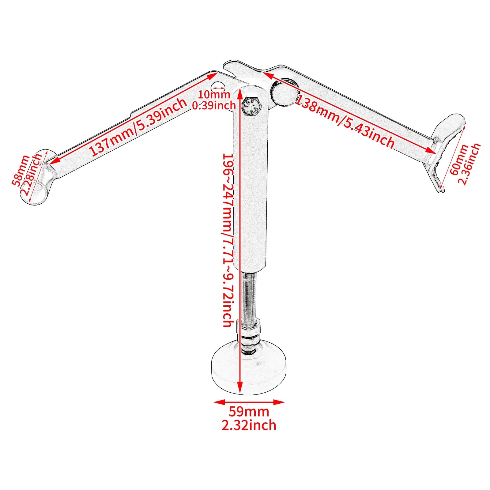 TH026603-Motorcycle-Wheel-Stand-Labor-Saving-Kickstand-size