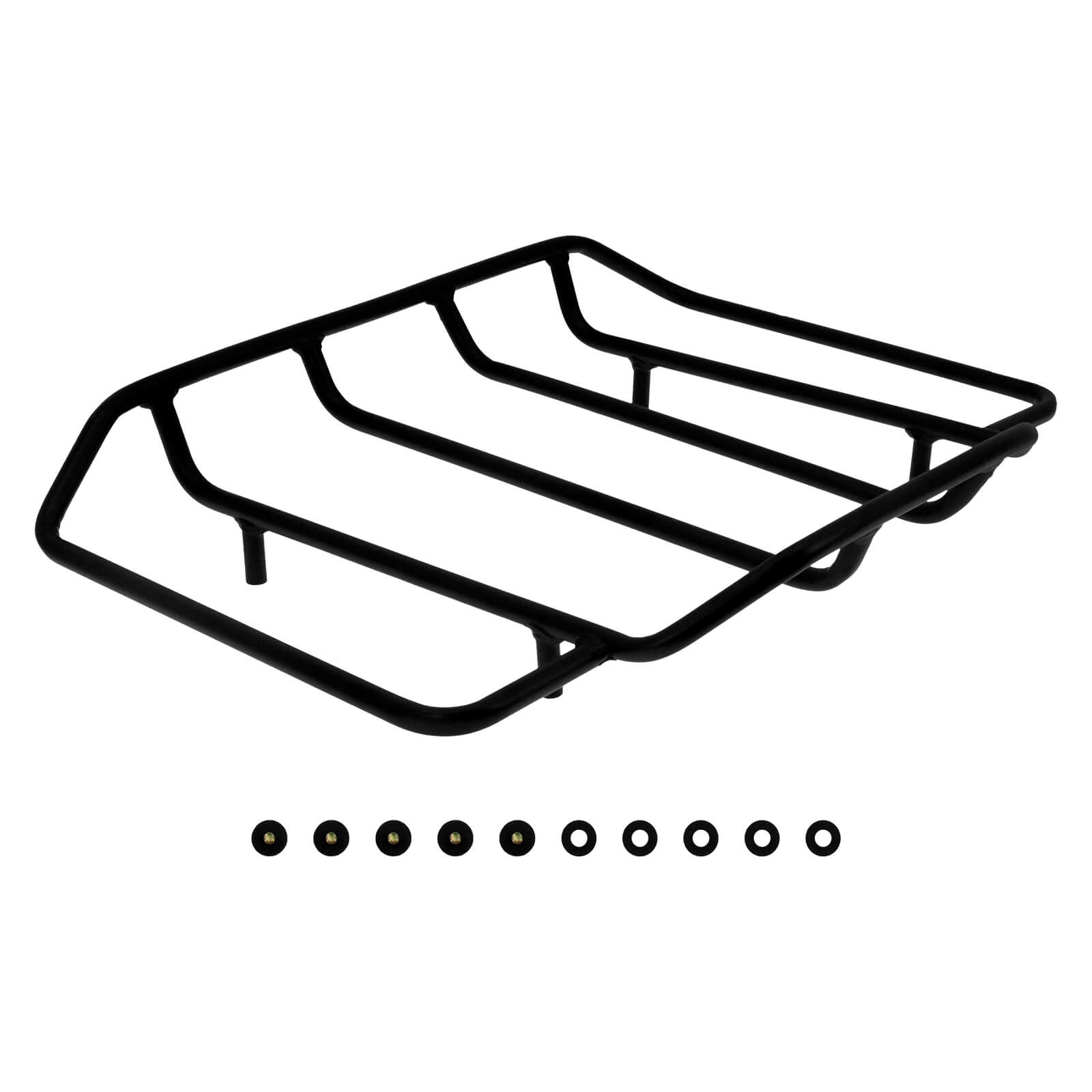 TH0277 mactions Premium Tour-Pak Luggage Rack For Harley Touring Road King & FLTRK - black