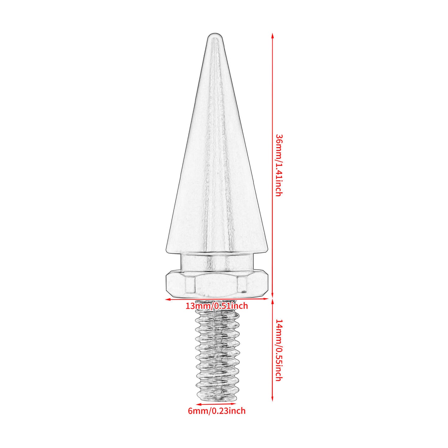 Impaler Spike Wind Screen Windshield Bolt For Harley Electra Street Glide 96-13 | Mactions