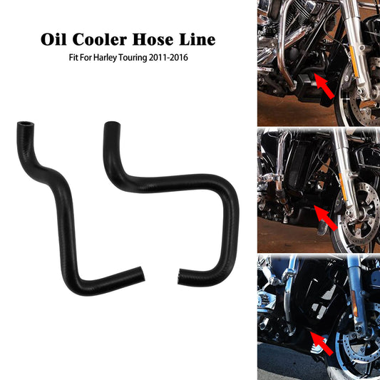 Oil Cooler Hose Tube Pipes Fit Harley Touring 2011-2016 | Mactions