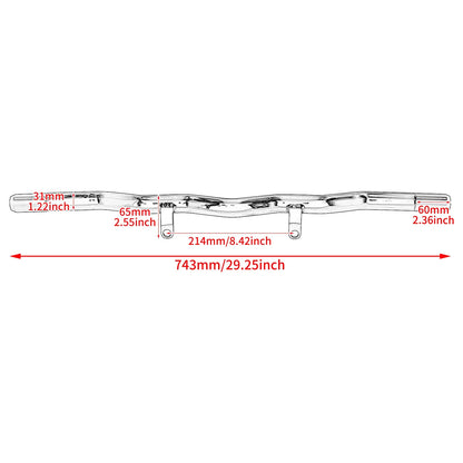 Flat-Out Front Engine Guard Highway Carsh Bar Fit for Harley Sportster S RH1250S RH975 2021-up | Mactions