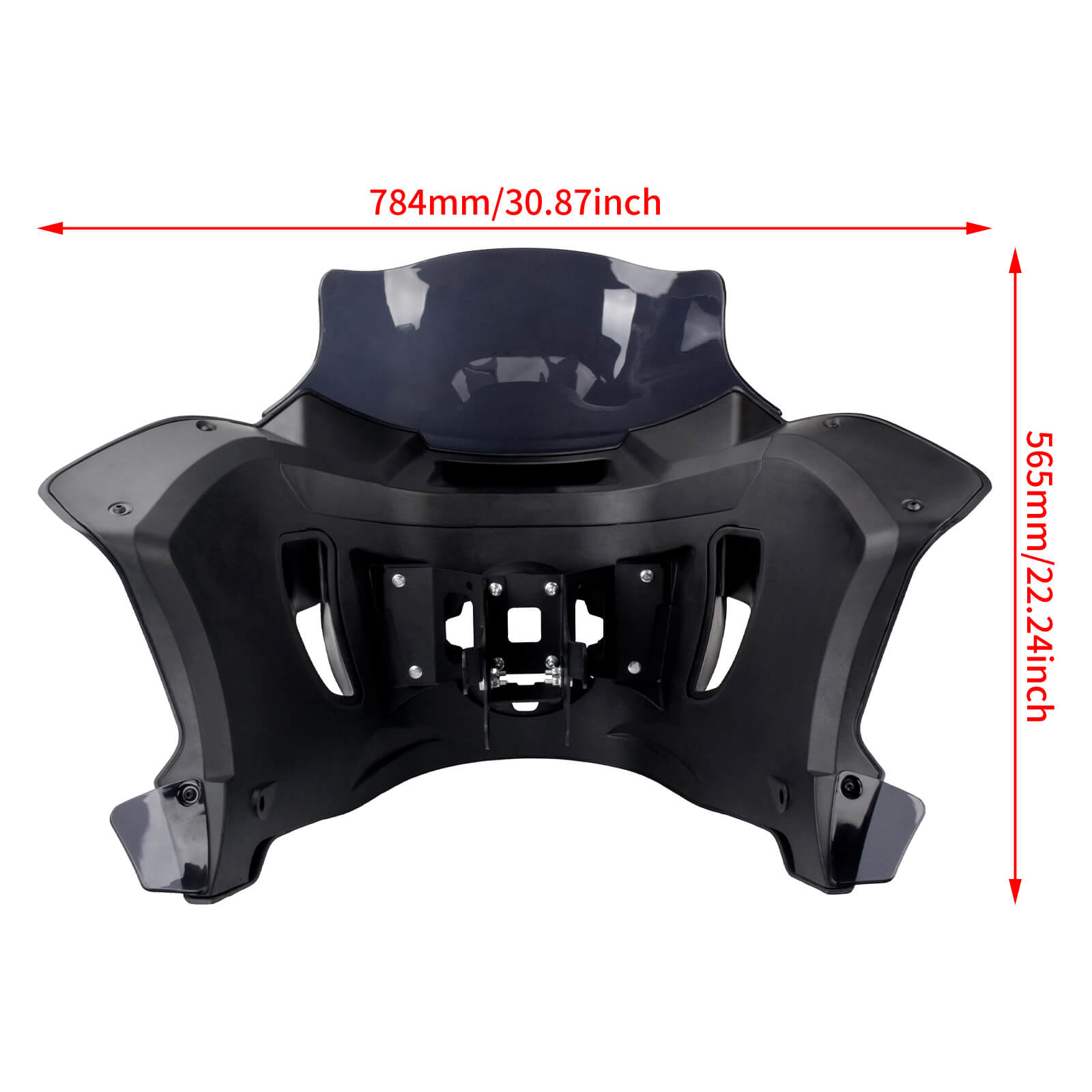 WI004104 HCmotorku Headlight Fairing Kit with Windshield Fit For Harley Softail 2018-up Size