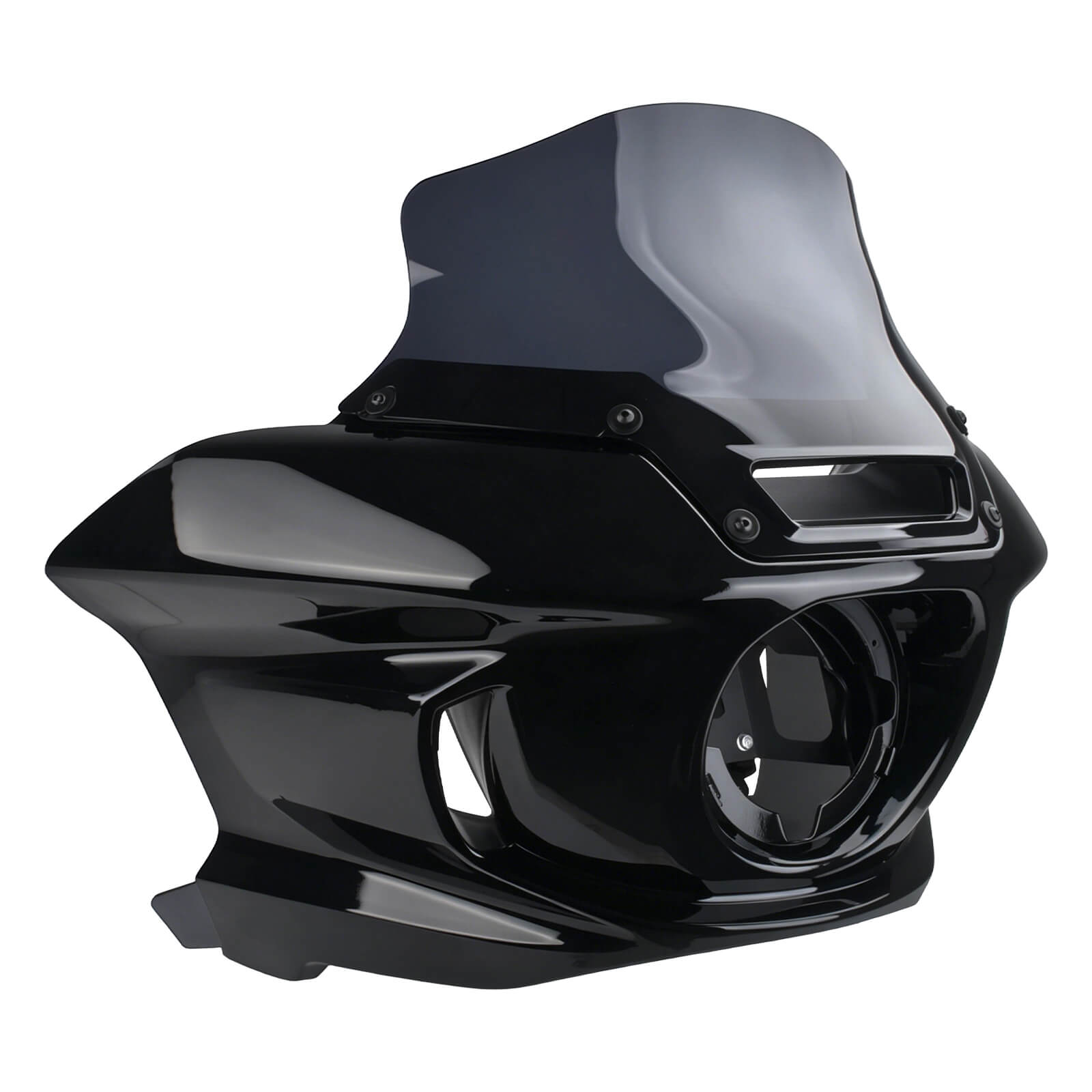 WI004104 HCmotorku Headlight Fairing Kit with Windshield Fit For Harley Softail 2018-up