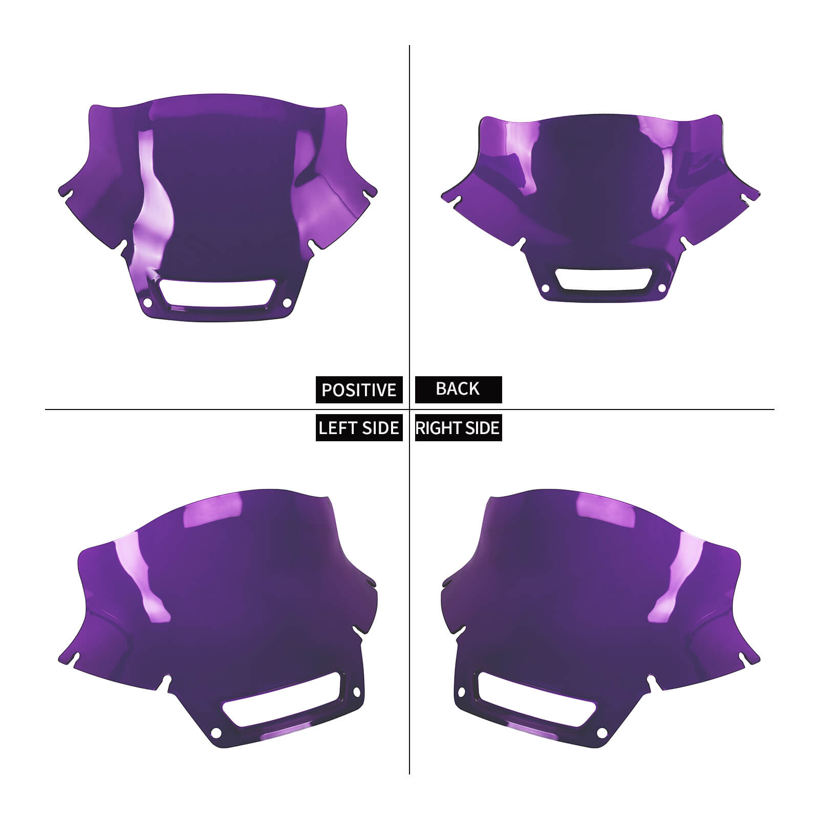 WI005504 8.5" Motorcycle Windshield for Harley low rider 2024