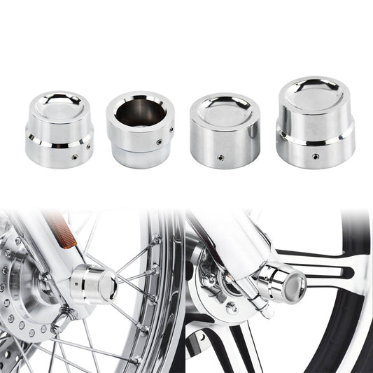 Axle Caps Fit for Harley Dyna 2008-2017 Softail 2008-later | Mactions