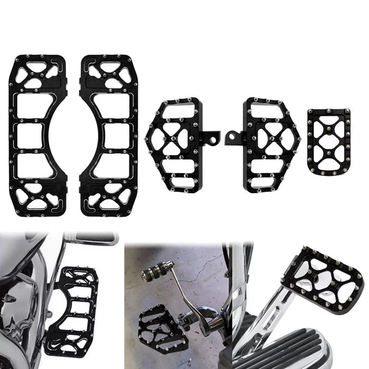 MX 360° Roating CNC Floorboard Brake Pedal Set for Harley | Mactions