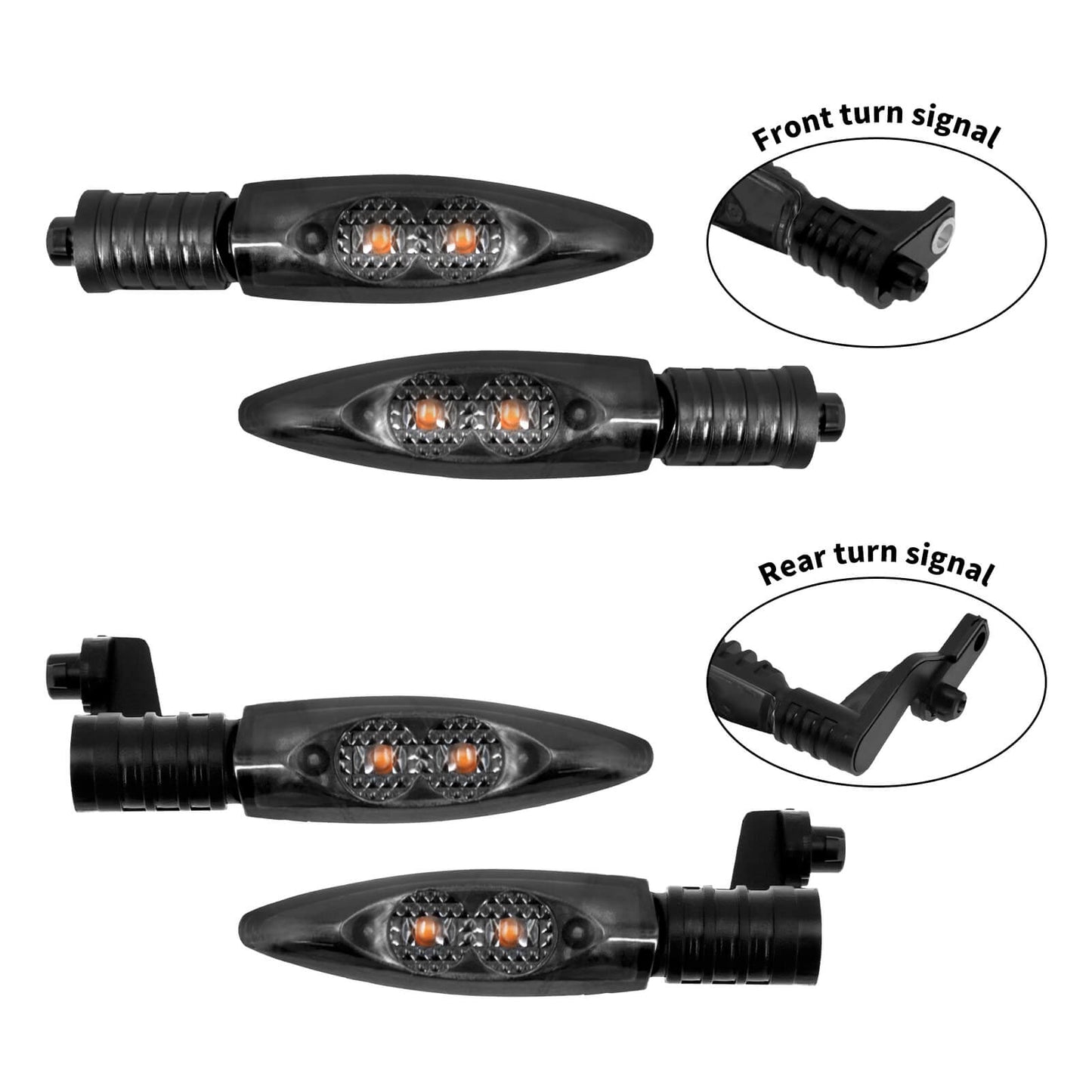 Motorcycle LED Turn Signals Indicator Blinkers | Mactions