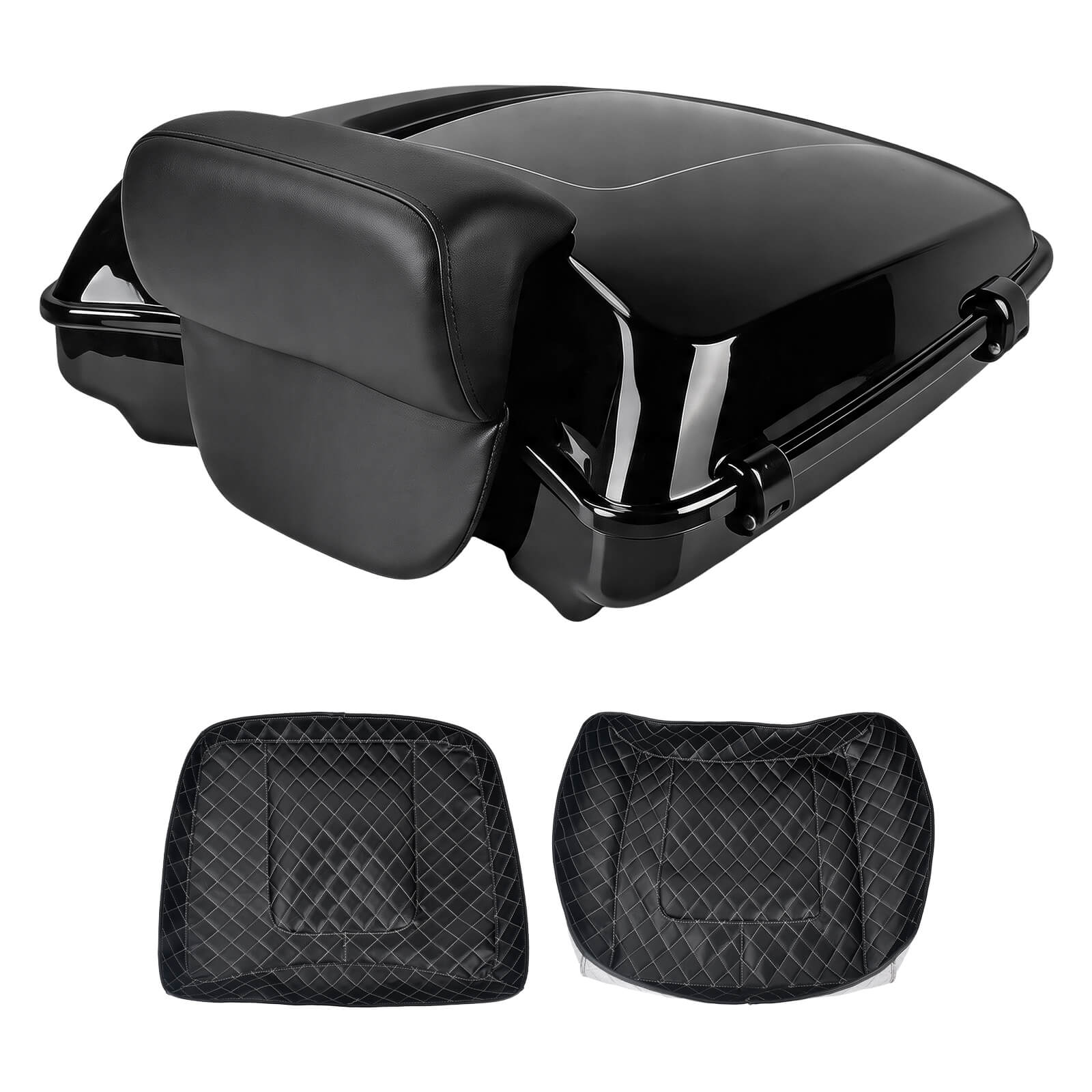 Razor Tour Trunk with Backrest for Harley Touring Road Street Glide 2014-2025 | Mactions