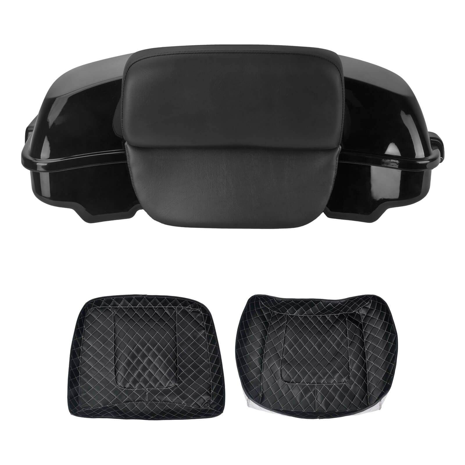 Razor Tour Trunk with Backrest for Harley Touring Road Street Glide 2014-2025 | Mactions