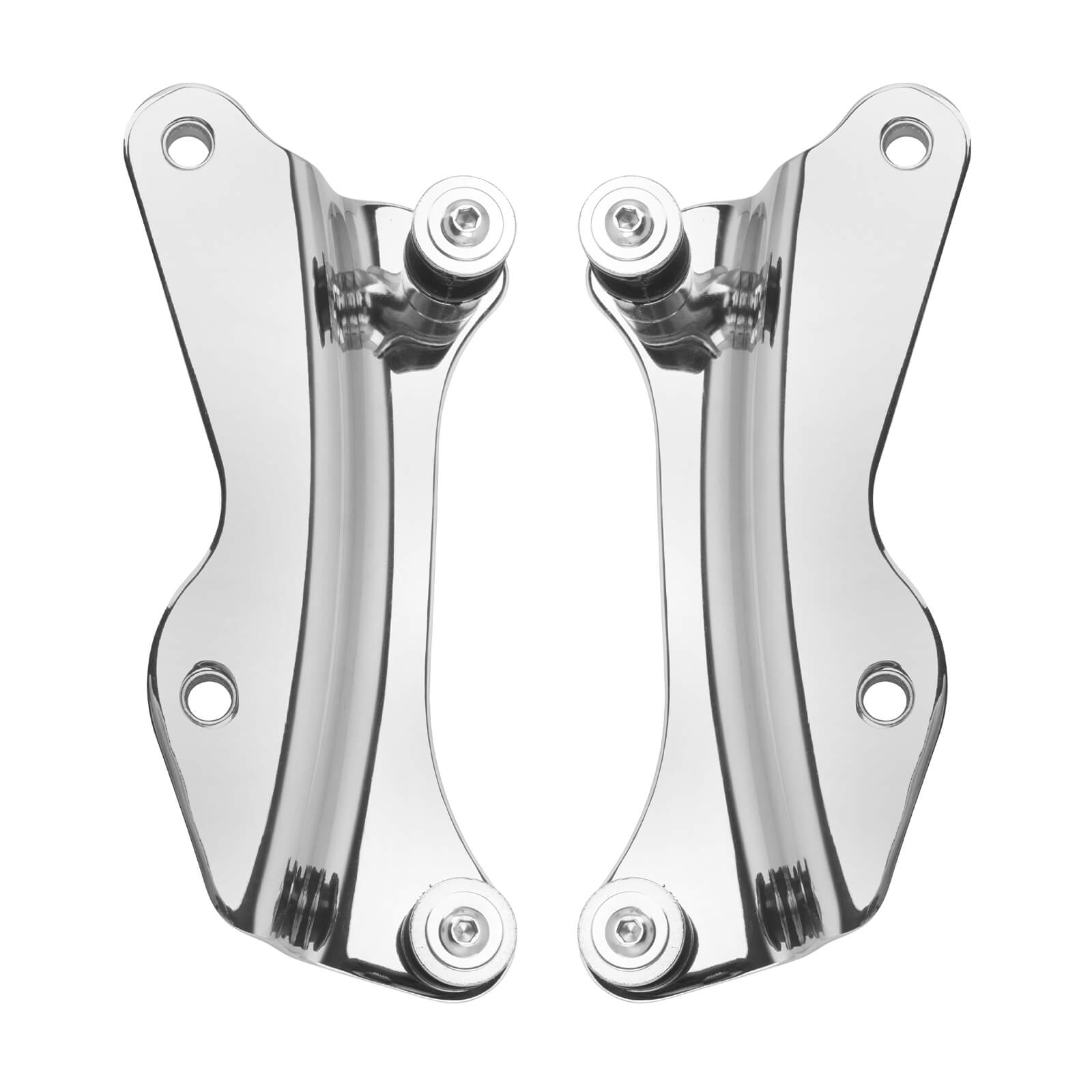 ZHLU0034 JG mactions tour pack trunk detachable luggage rack street glide 2021 chrome hardware docking hardware