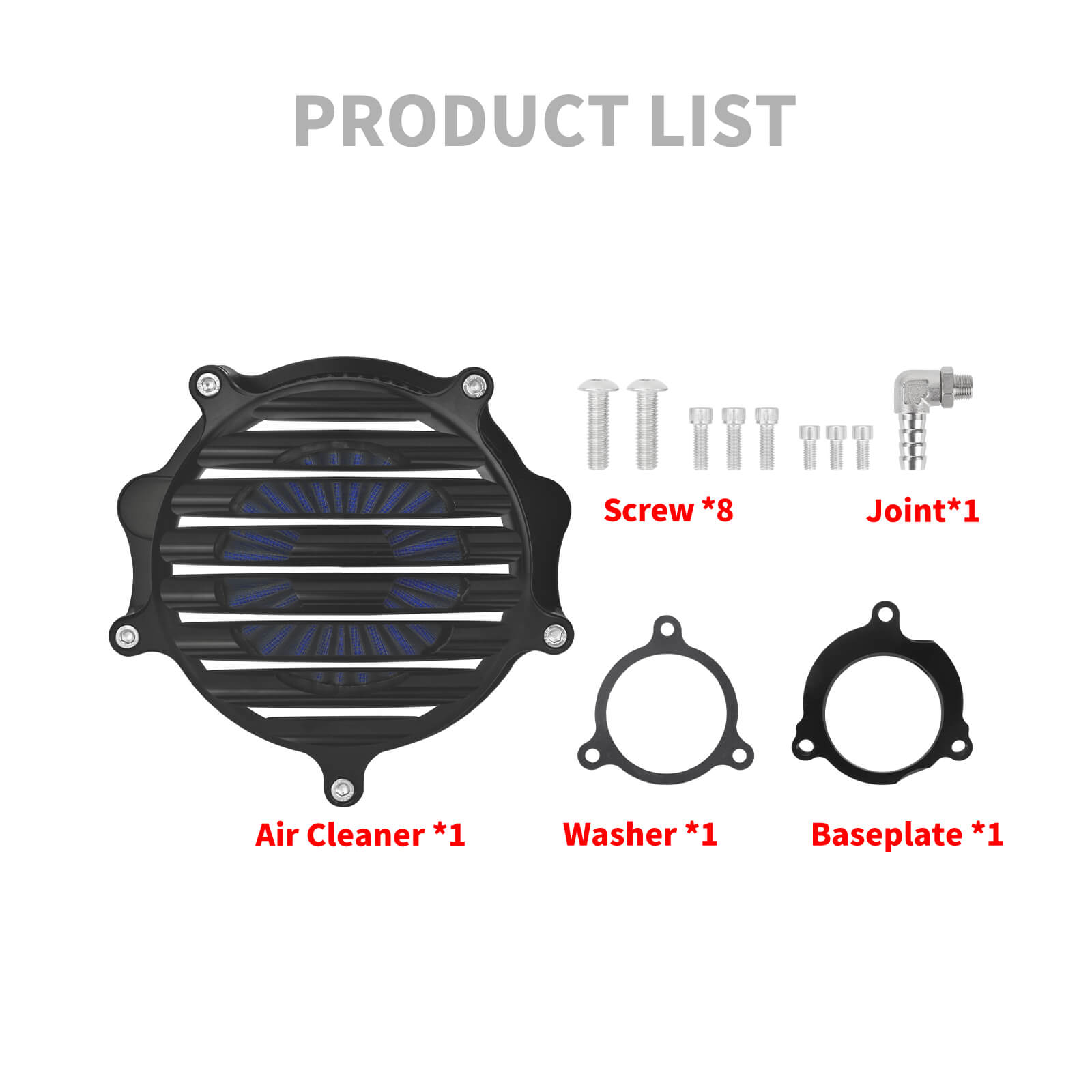 CNC Stripe Air Cleaner Intake Kit for Harley Softail Breakout Fat Boy 2025丨Mactions