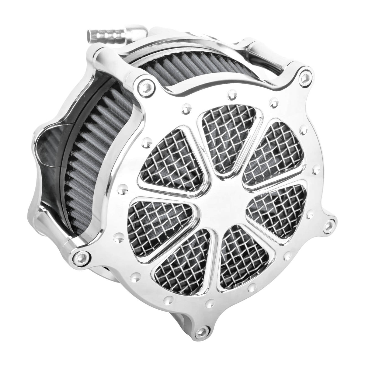 Electroplated Chrome Air Intake Filter Kit for 2024-2025 Harley Softail & Touring | Mactions