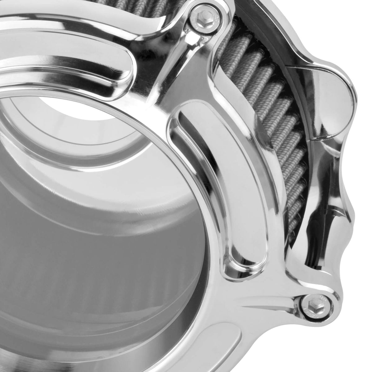 CNC Air Cleaner Kit with Grey Intake for Harley Touring CVO & Softail '23-'26 | Mactions