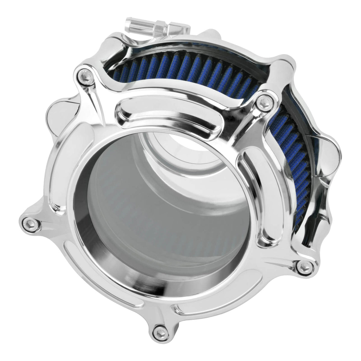CNC Air Cleaner Kit with Grey Intake for Harley Touring CVO & Softail '23-'26 | Mactions
