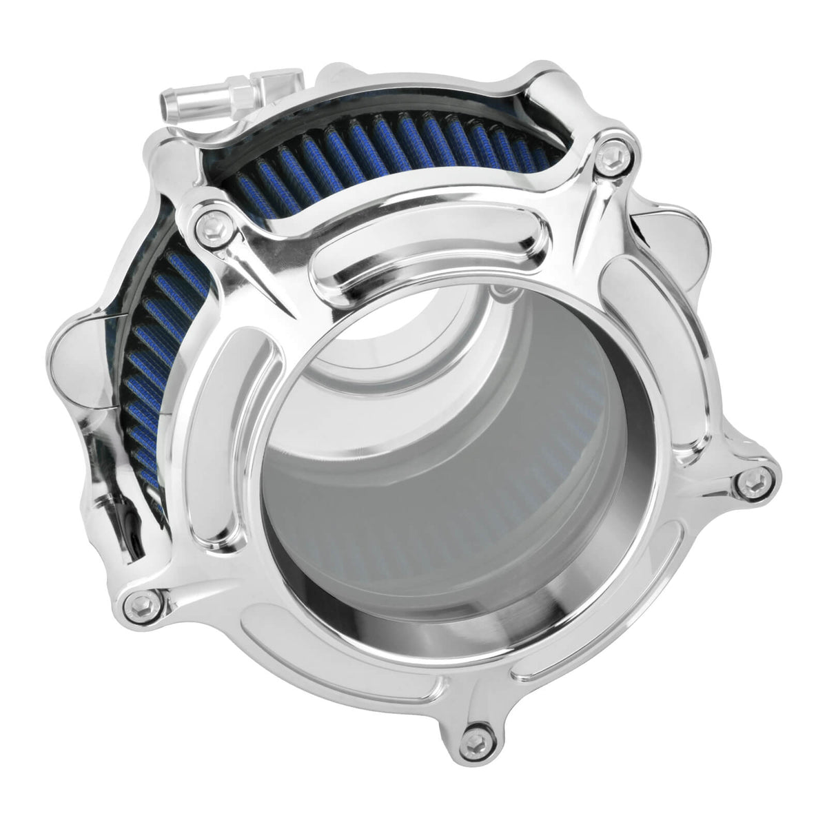CNC Air Cleaner Kit with Grey Intake for Harley Touring CVO & Softail '23-'26 | Mactions