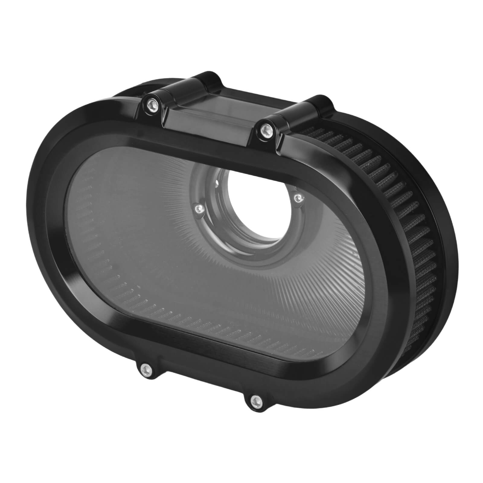 See Through Design Oval Air Cleaner Kit Harley Softail '00-'15 Dyna/FXR '00-'17 Touring '00-'07 | Mactions