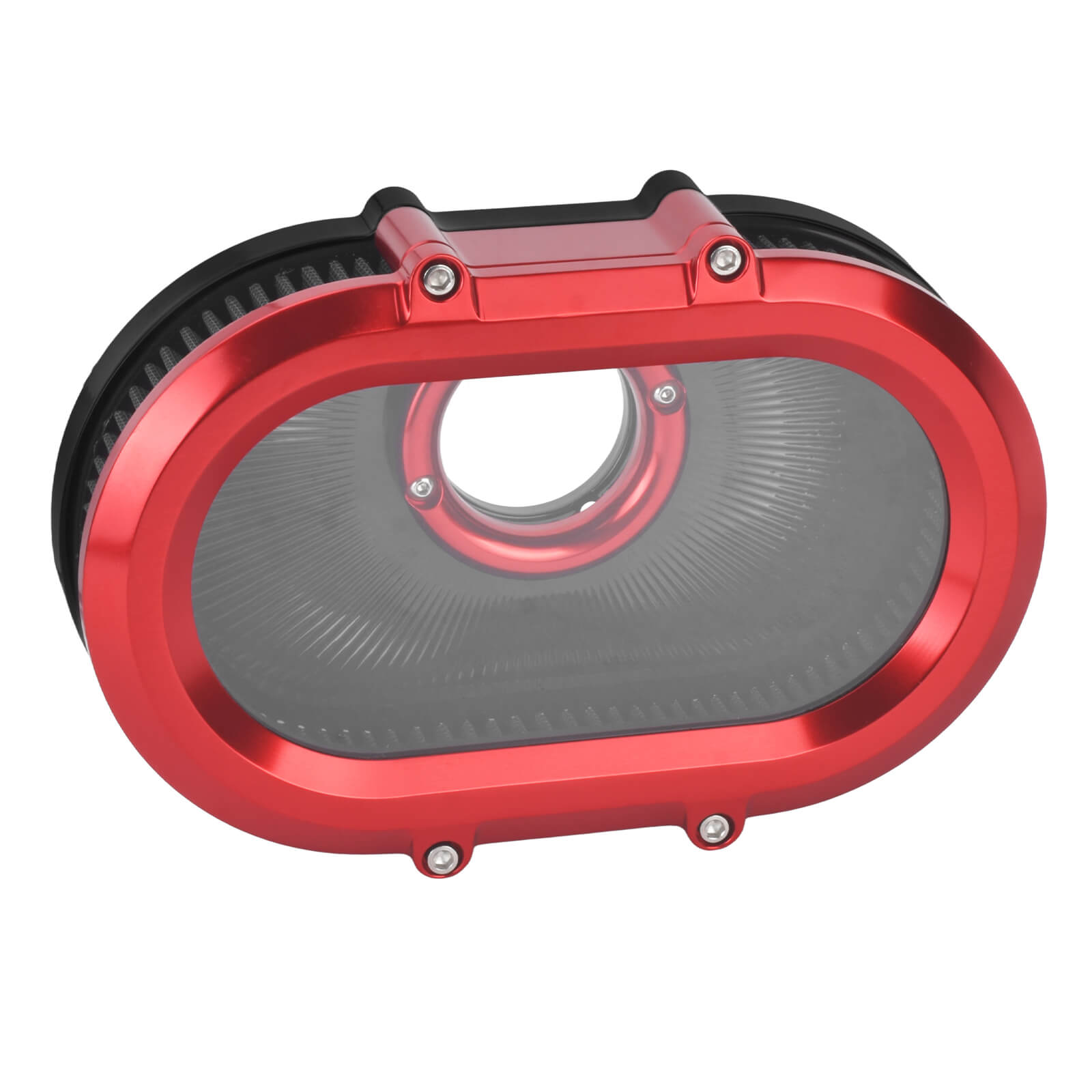 See Through Design Oval Air Cleaner Kit Harley Softail '00-'15 Dyna/FXR '00-'17 Touring '00-'07 | Mactions