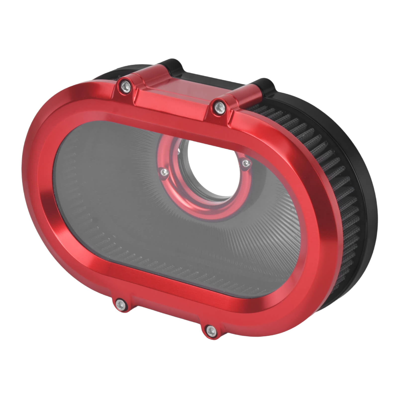 See Through Design Oval Air Cleaner Kit Harley Softail '00-'15 Dyna/FXR '00-'17 Touring '00-'07 | Mactions