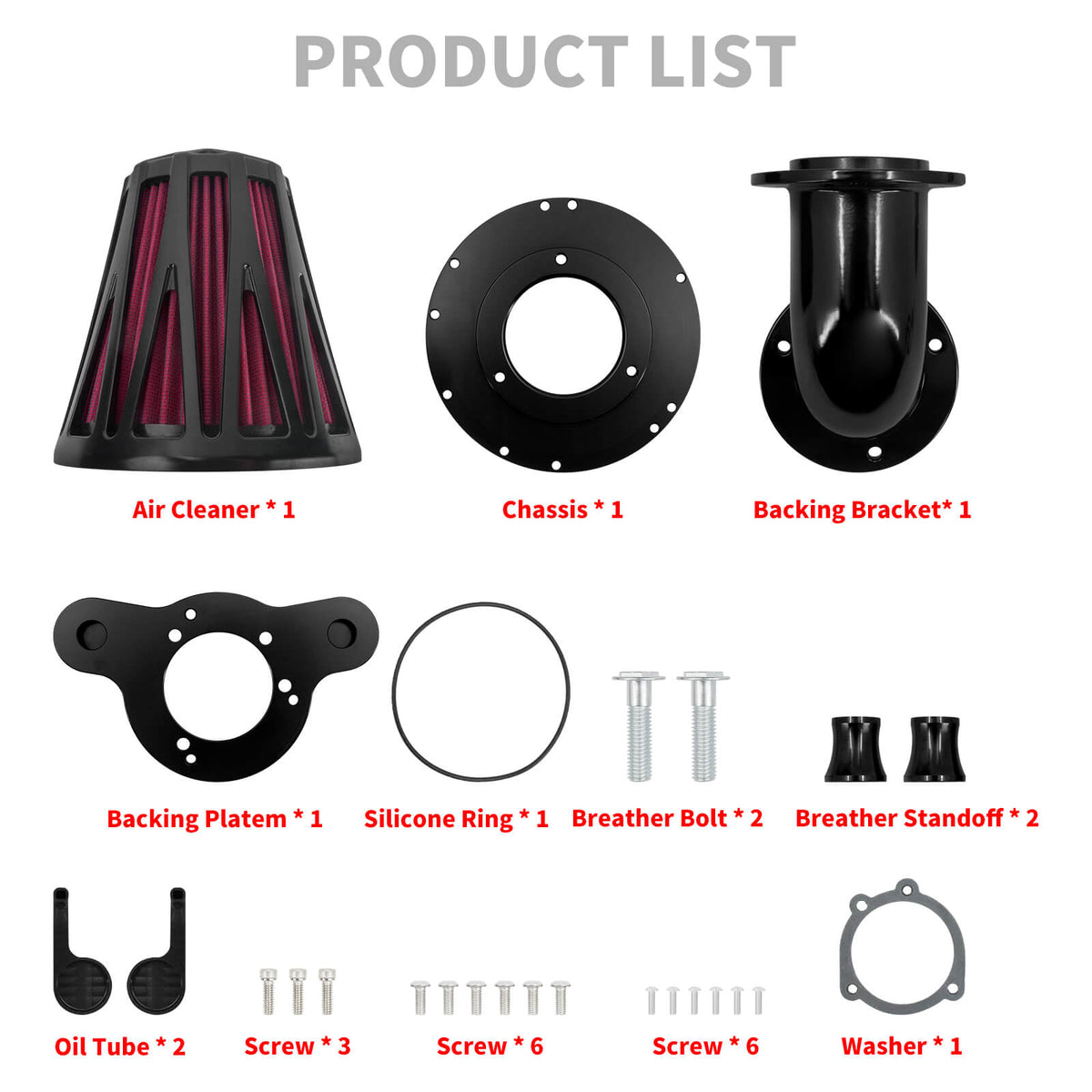 af009917 mactions forward facing air intake kit sportster xl 2011 black red product list