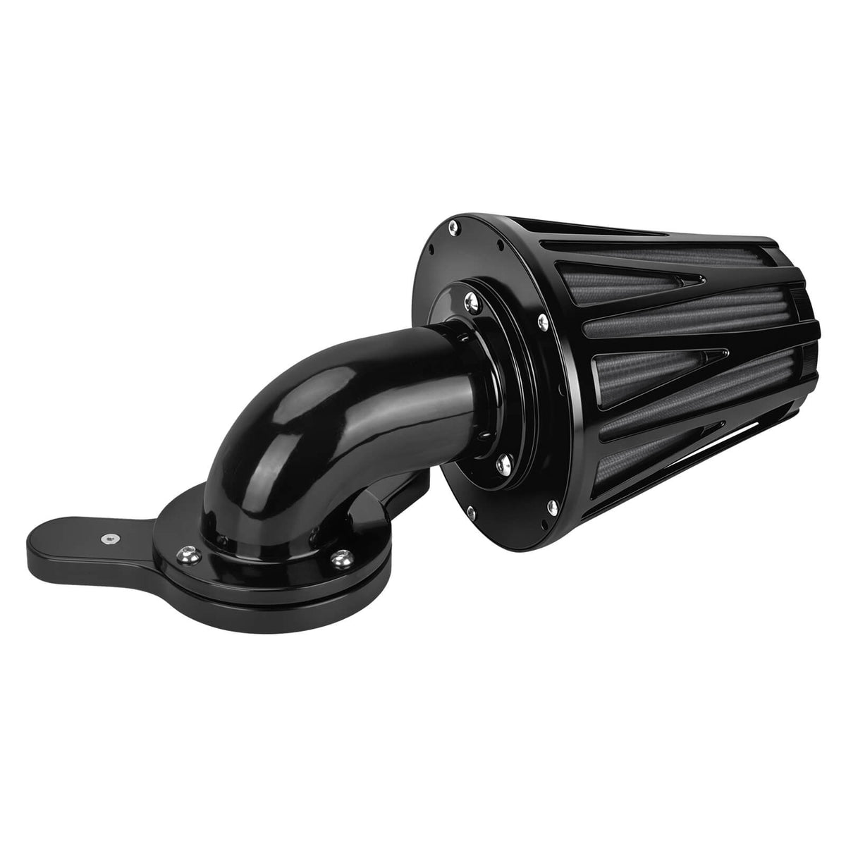 90-Degree Custom Air Filter Kit for Softail '16-'17 Touring & Trike '08-'16 | Mactions