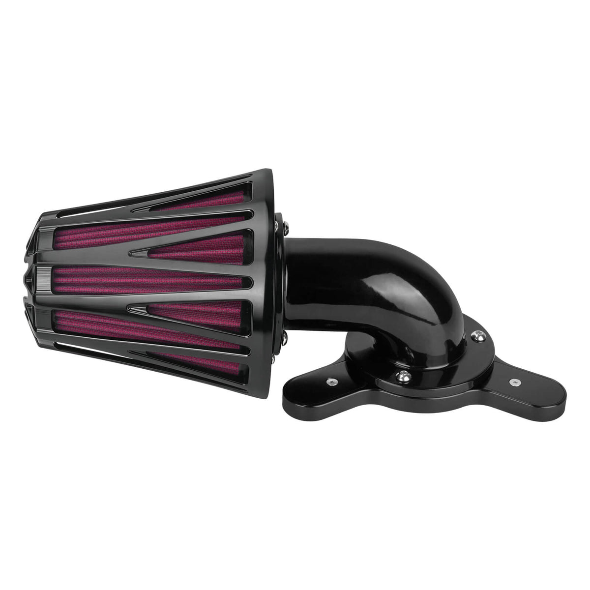 90-Degree Custom Air Filter Kit for Softail '16-'17 Touring & Trike '08-'16 | Mactions