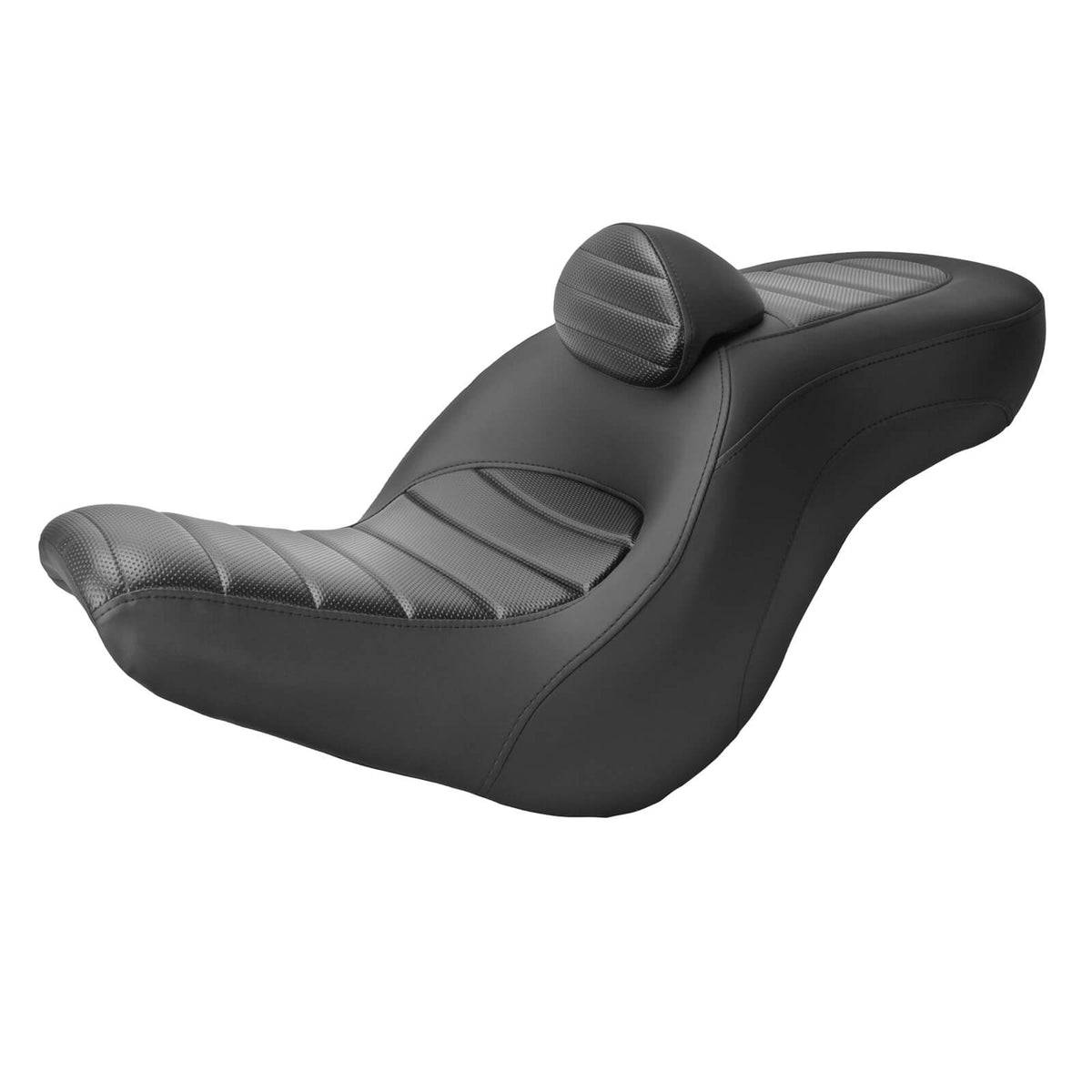 Rider Passenger Two Up Seat w/ Cushion For Harley Softail Sport Glide Low Rider S ST '18-'24 | Mactions