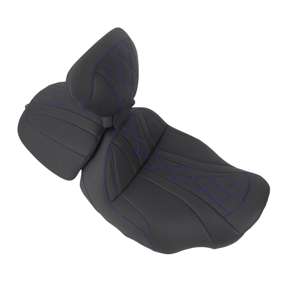 Two-Up Seat with Adjustable Backrest for Harley Touring ‘23.5-’25 | Mactions