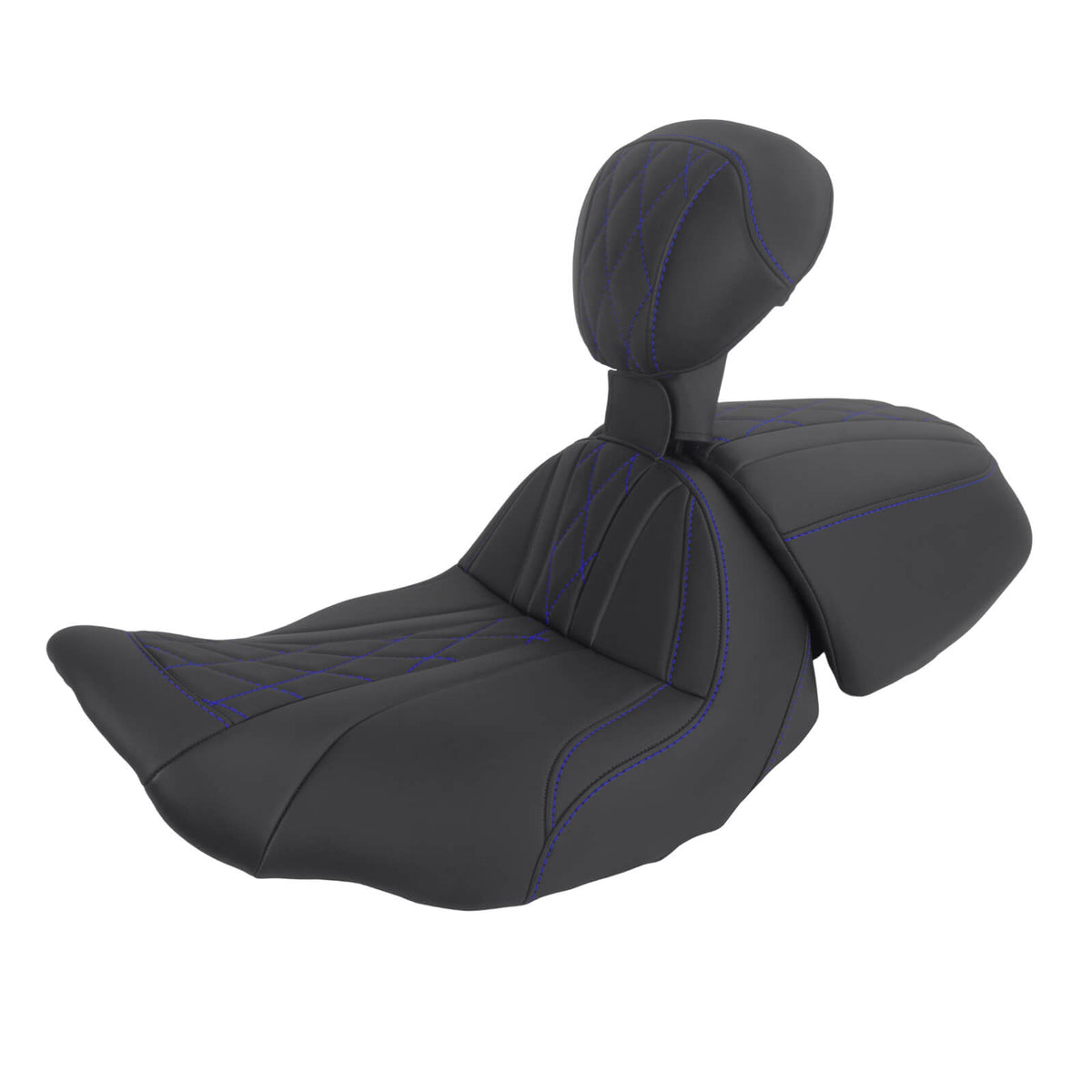 Two-Up Seat with Adjustable Backrest for Harley Touring ‘23.5-’25 | Mactions