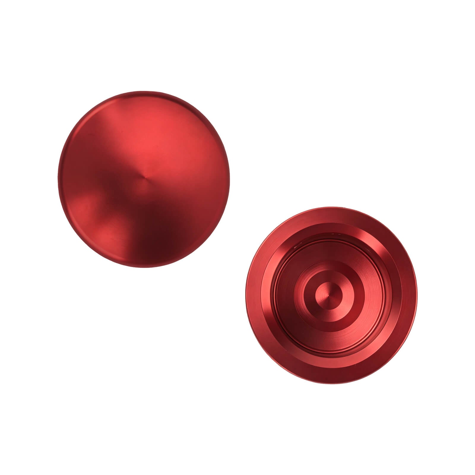 cr023603 mactions anodized front axle covers dyna 2008 red front