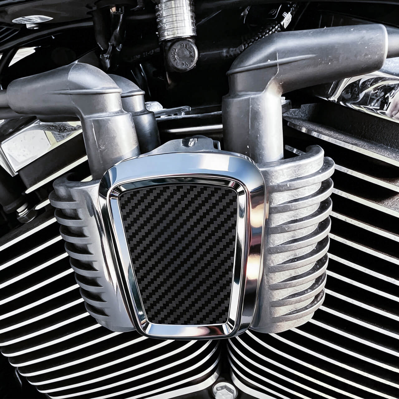 cr038201 mactions motorcycle coil cover trim softail 2018 chrome effect