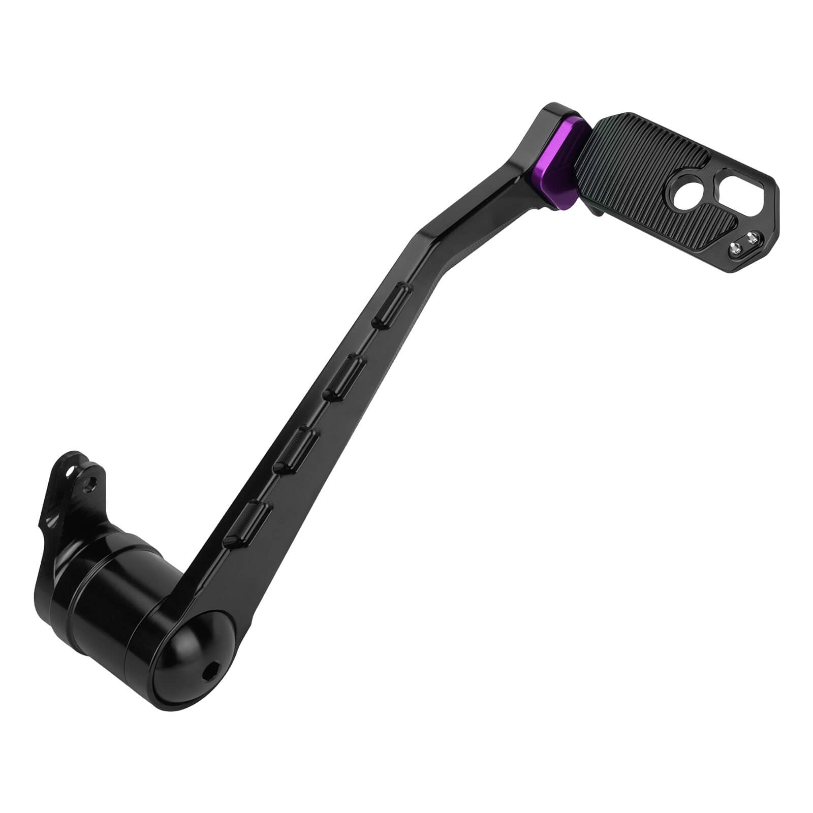 ge001109 mactions brake arm accent shim touring 2008 black purple front