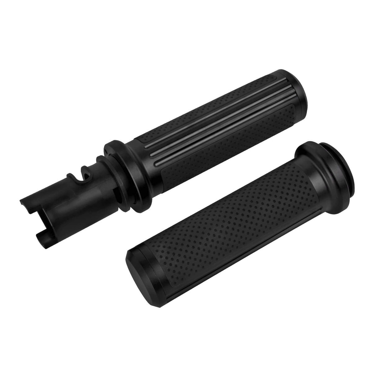 gp008303 mactions motorcycle handlebar grips touring softail 2025 matte black angle 2