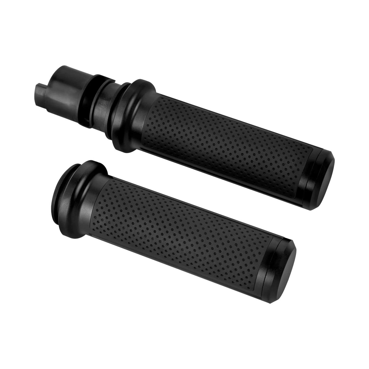 gp008303 mactions motorcycle handlebar grips touring softail 2026 matte black angle