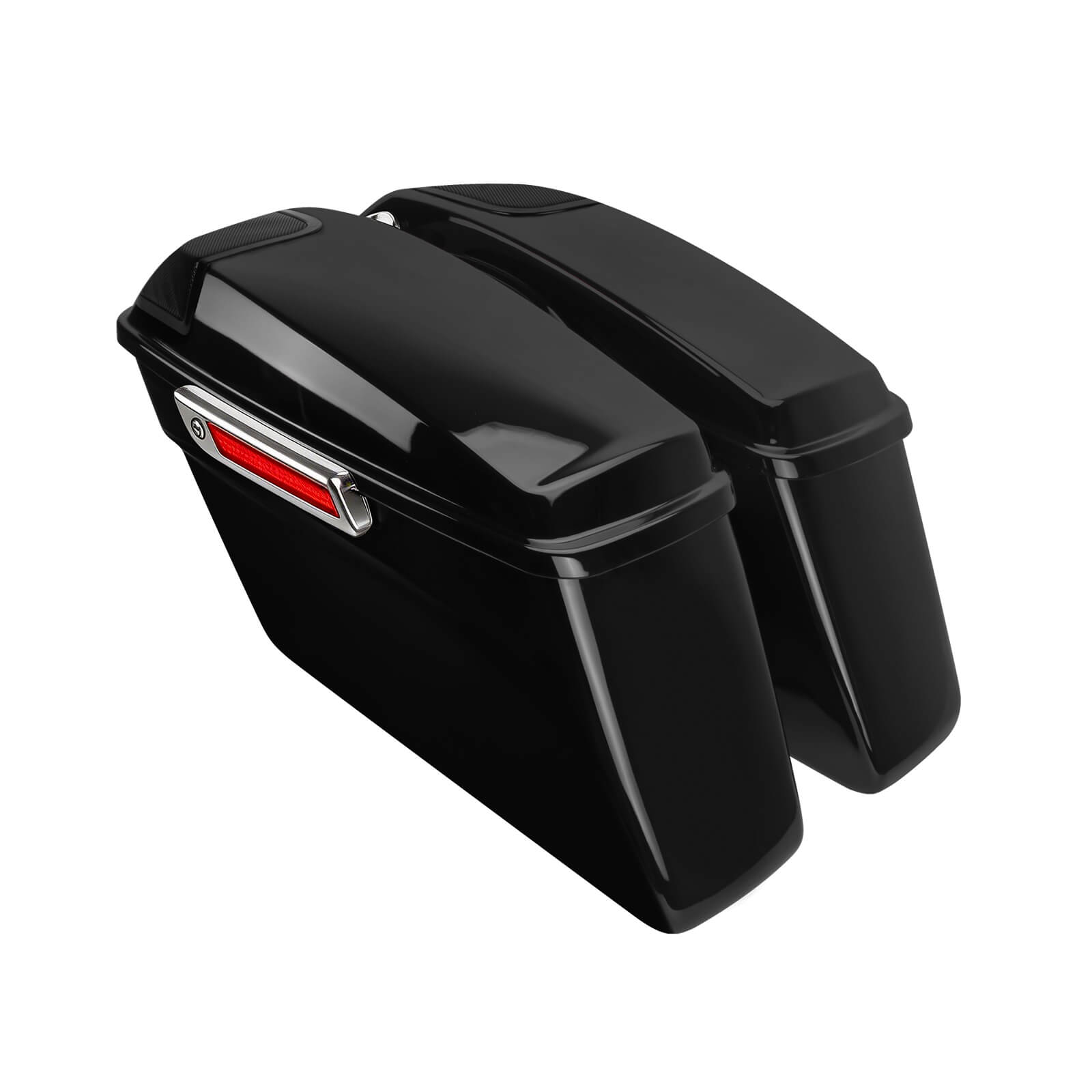 lu000604 mactions audio lid hard saddlebags flhx 2021 chrome latch angle