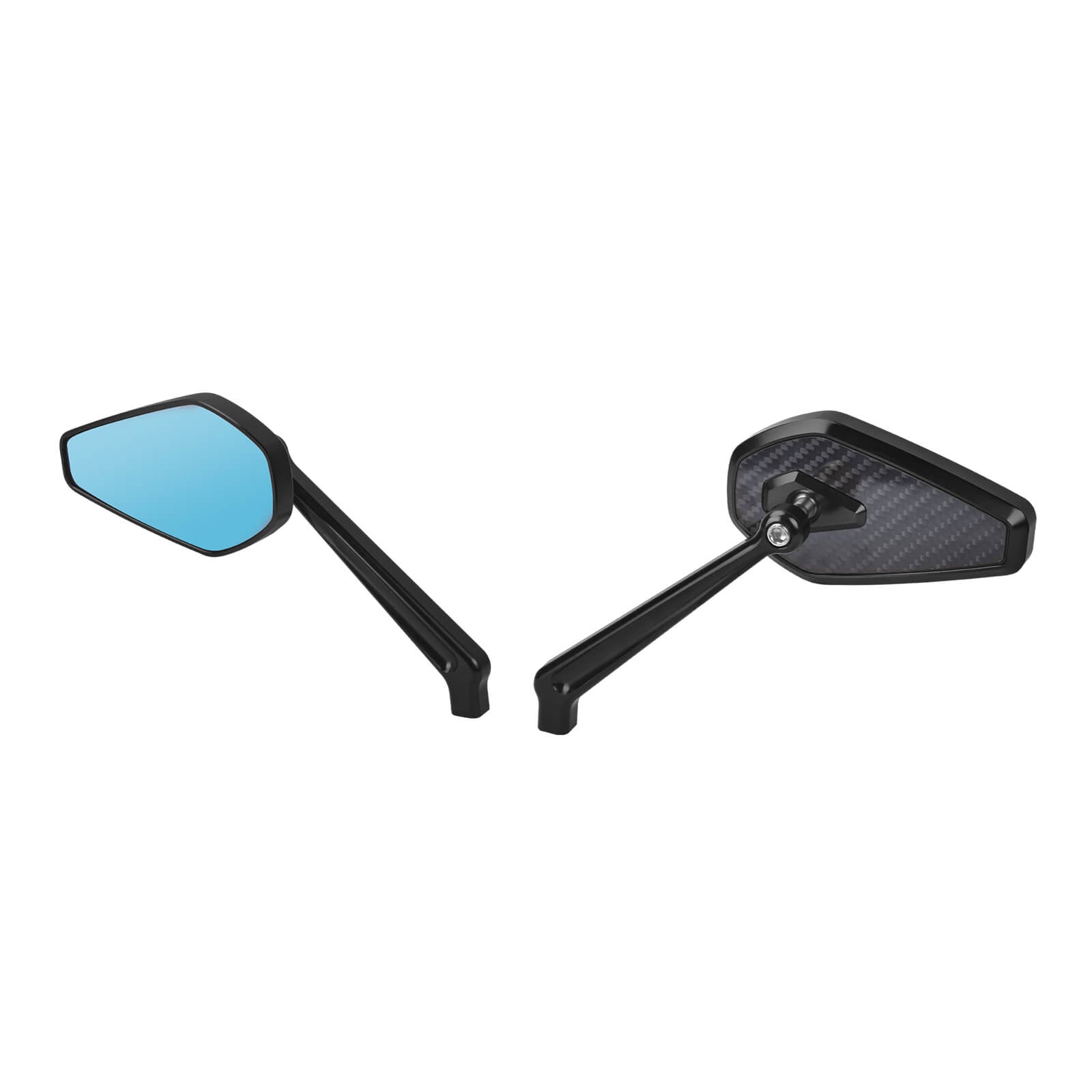 mi002901 mactions motorcycle side mirror harley touring 8mm black angle