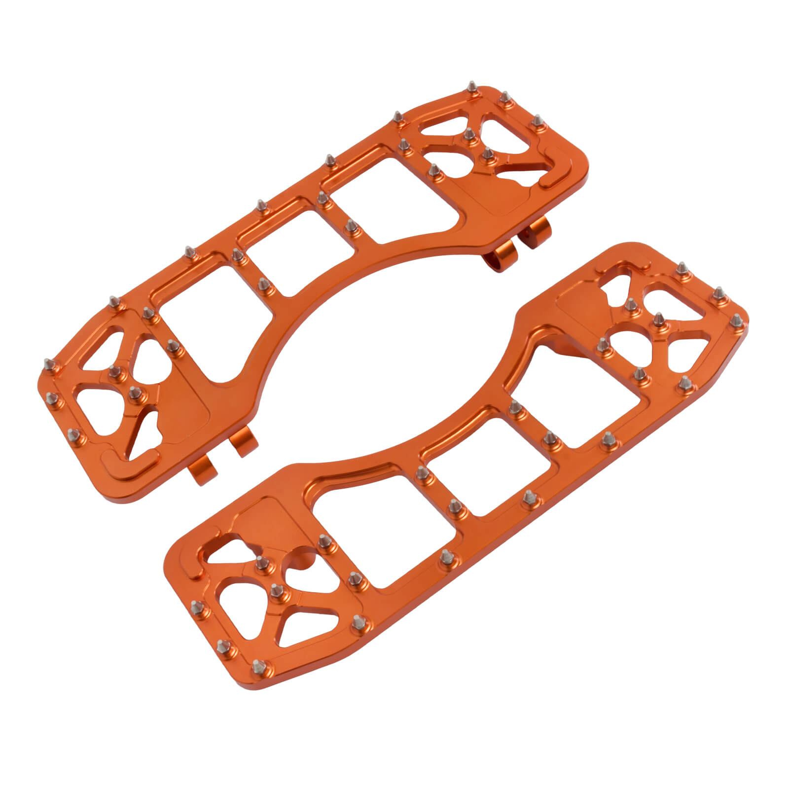 MX Style Footboards Set Floorboards with Brake Pedal for Harley Models | Mactions
