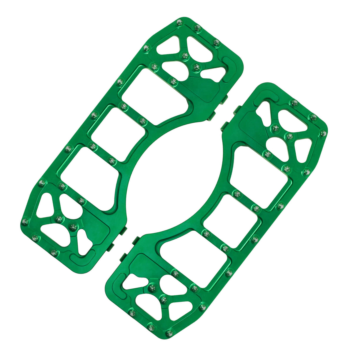 pe011307 mactions mx style driver floorboards road glide 2022 green angle