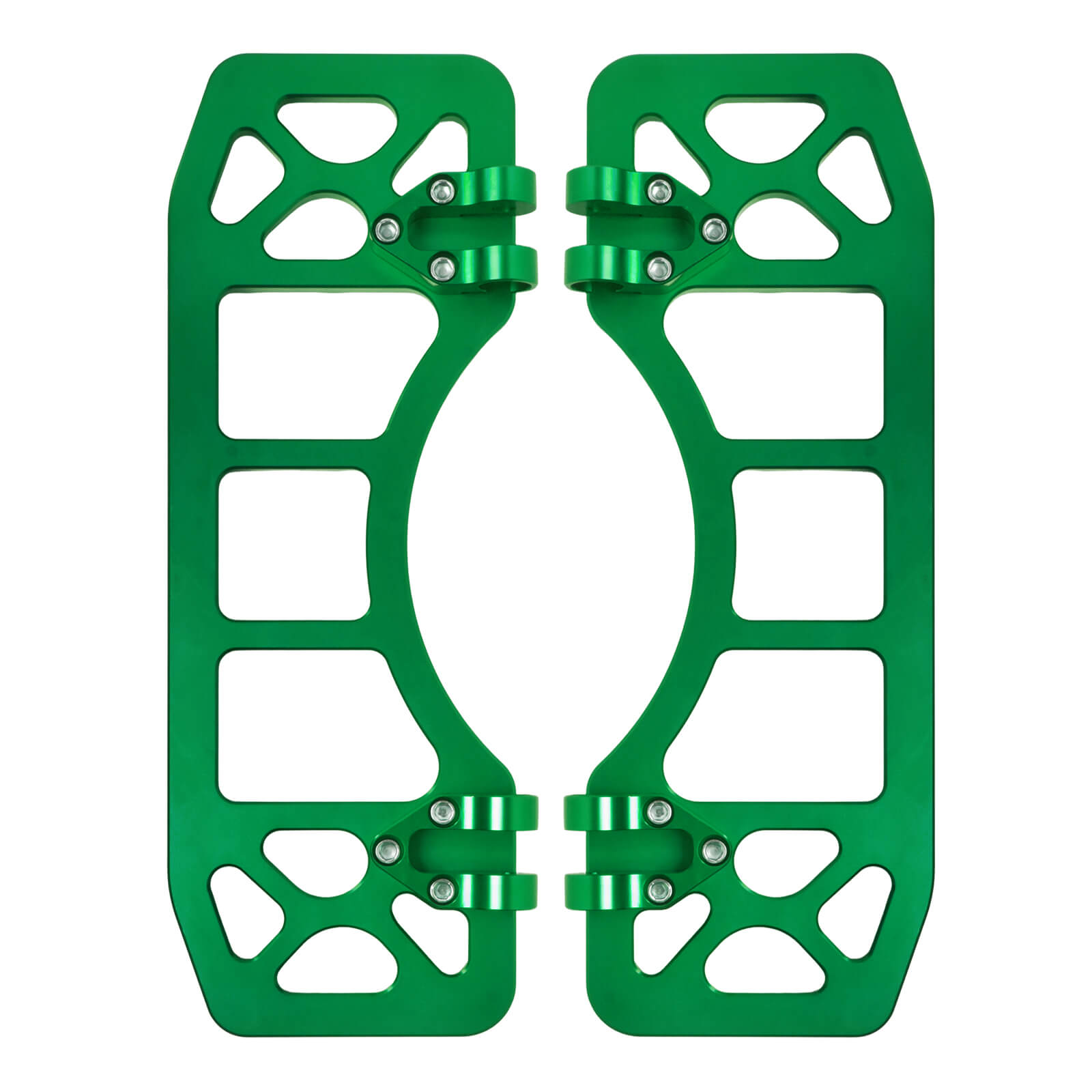 pe011307 mactions mx style driver floorboards softail 1990 green front
