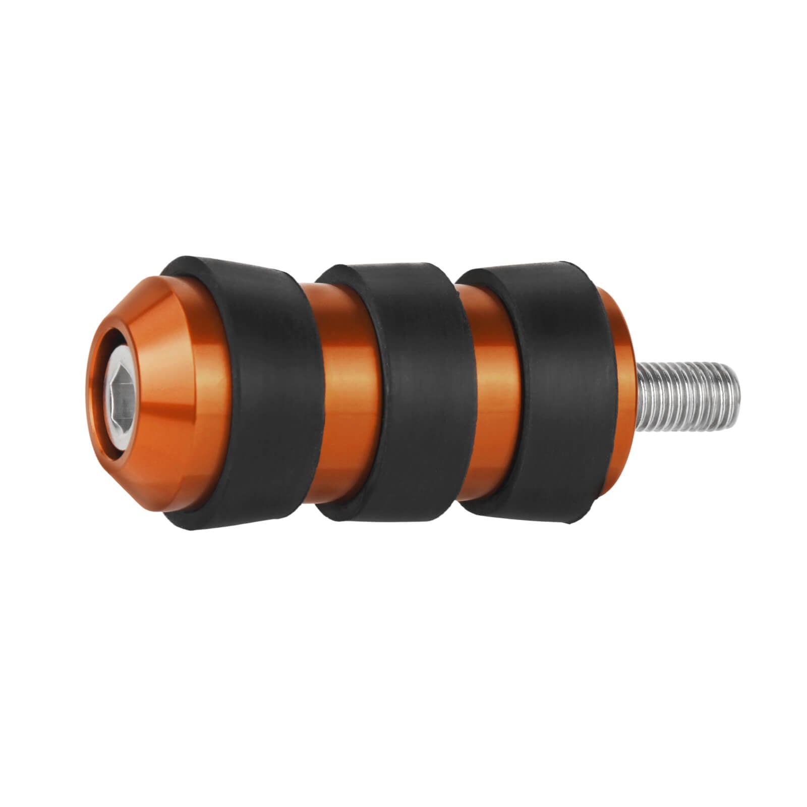pe014207 mactions rubber shift peg softail 1996 orange front