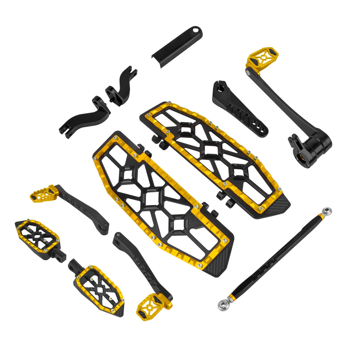 CNC Complete Floorboard Set Front Rear Floorboards for Harley Touring '14-'25 | Mactions