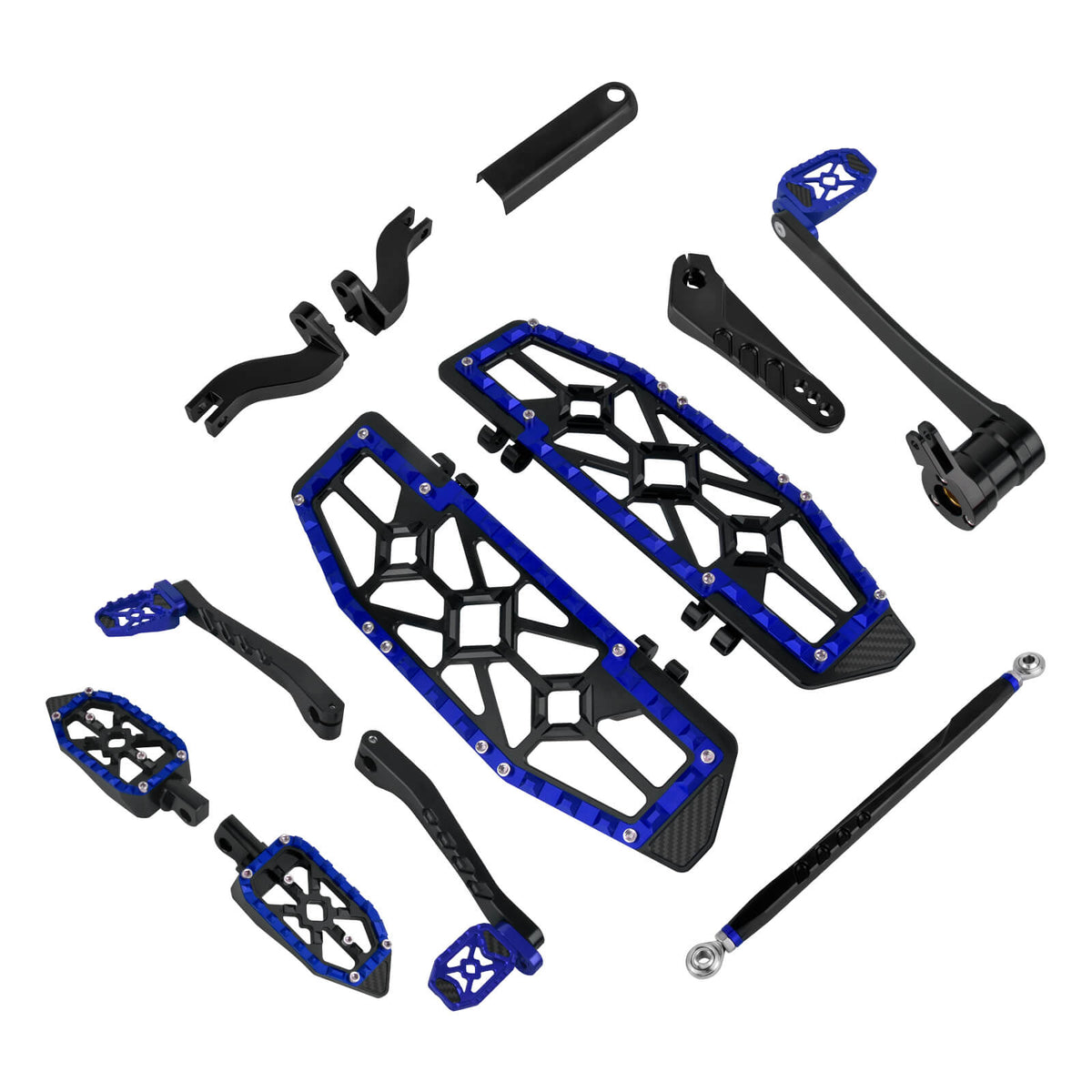 CNC Complete Floorboard Set Front Rear Floorboards for Harley Touring '14-'25 | Mactions