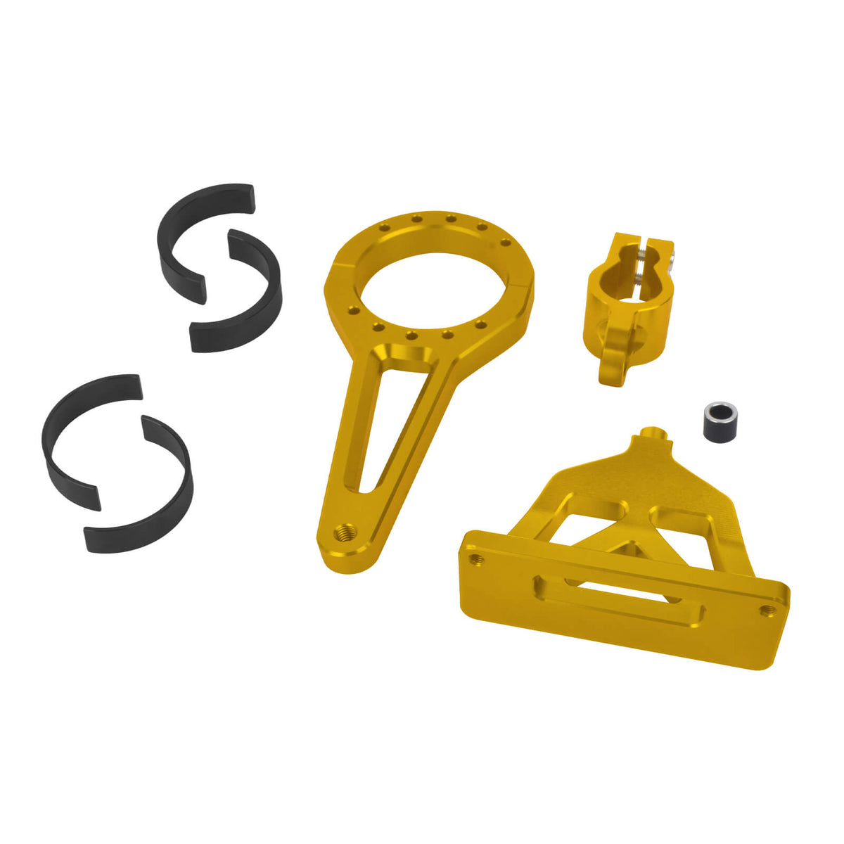Front Fork Steering Damper Bracket Mount for Harley Road Glide '15-Up | Mactions